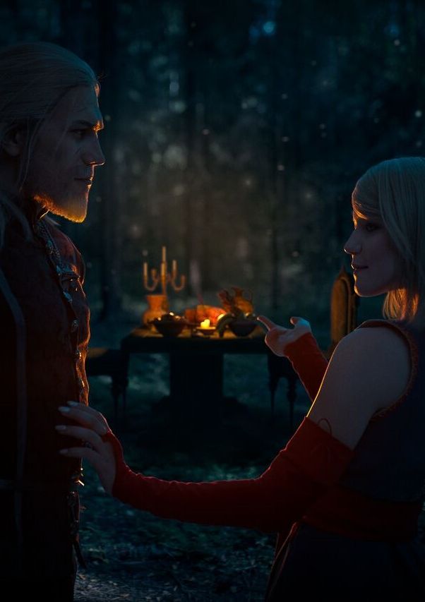 Lada Lyumos - Keira Metz with Geralt - Your fairytale, your rules