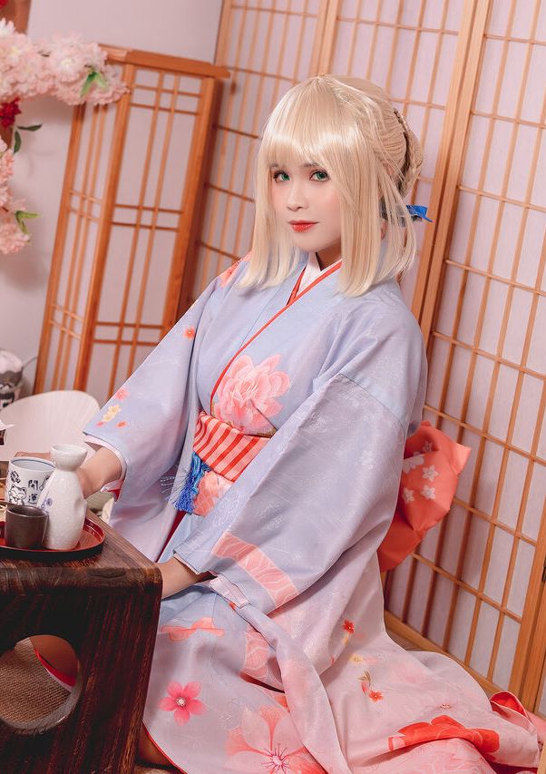 Pyon - Saber Kimono