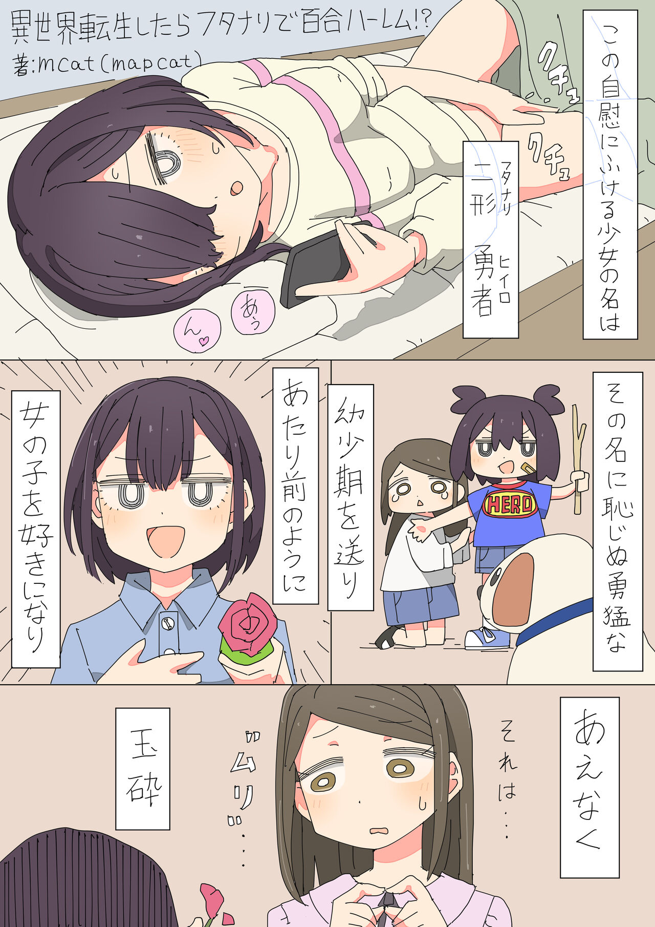 [mcat] 異世界転生したらフタナリで百合ハーレム！？ [進行中]