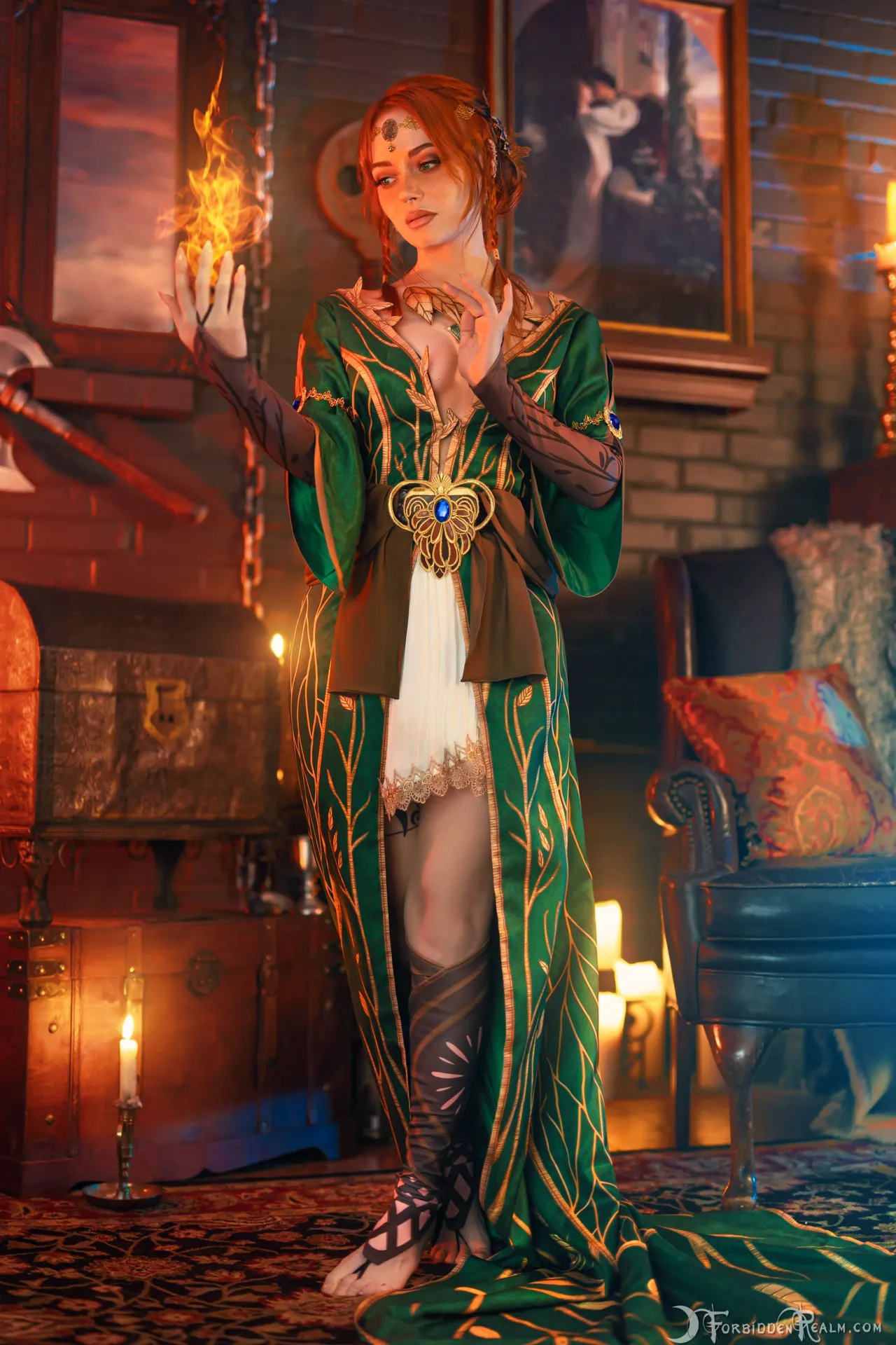 Forbidden Realm - Genevieve - Triss Merigold (The Witcher)