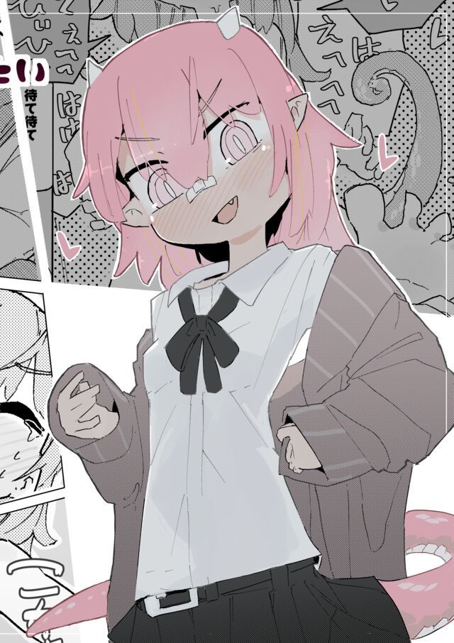 [サメ工房] トカゲ娘は勝負がしたい