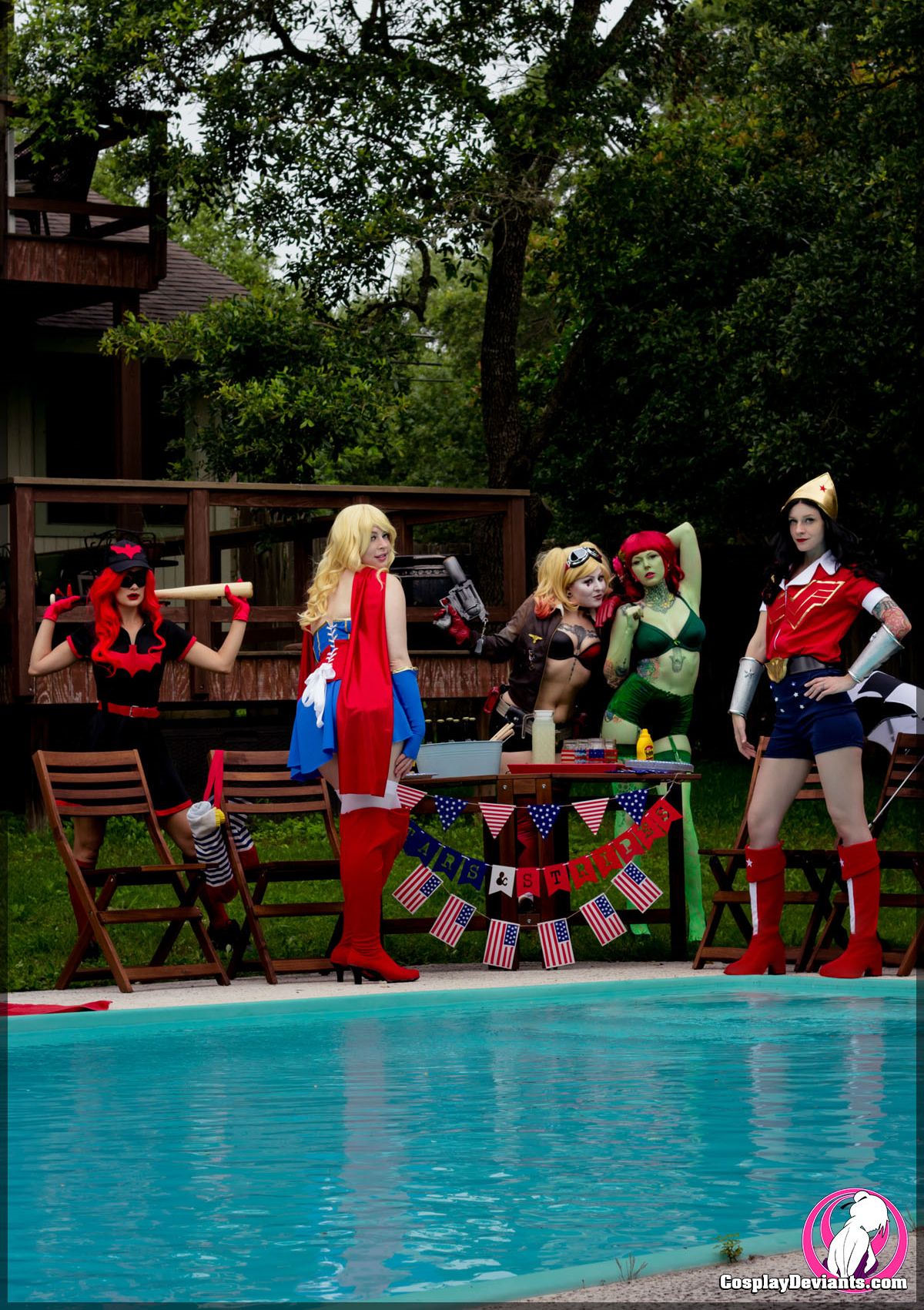 Hex Hypoxia, Mewes, Heathen, Cerise Zeller, Kimber Fox - Bombshell BBQ