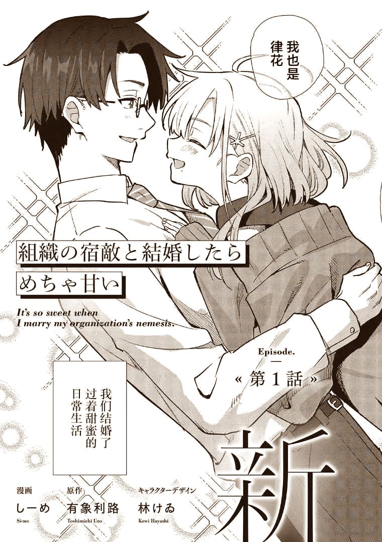 和组织宿敌的婚后生活超甜
