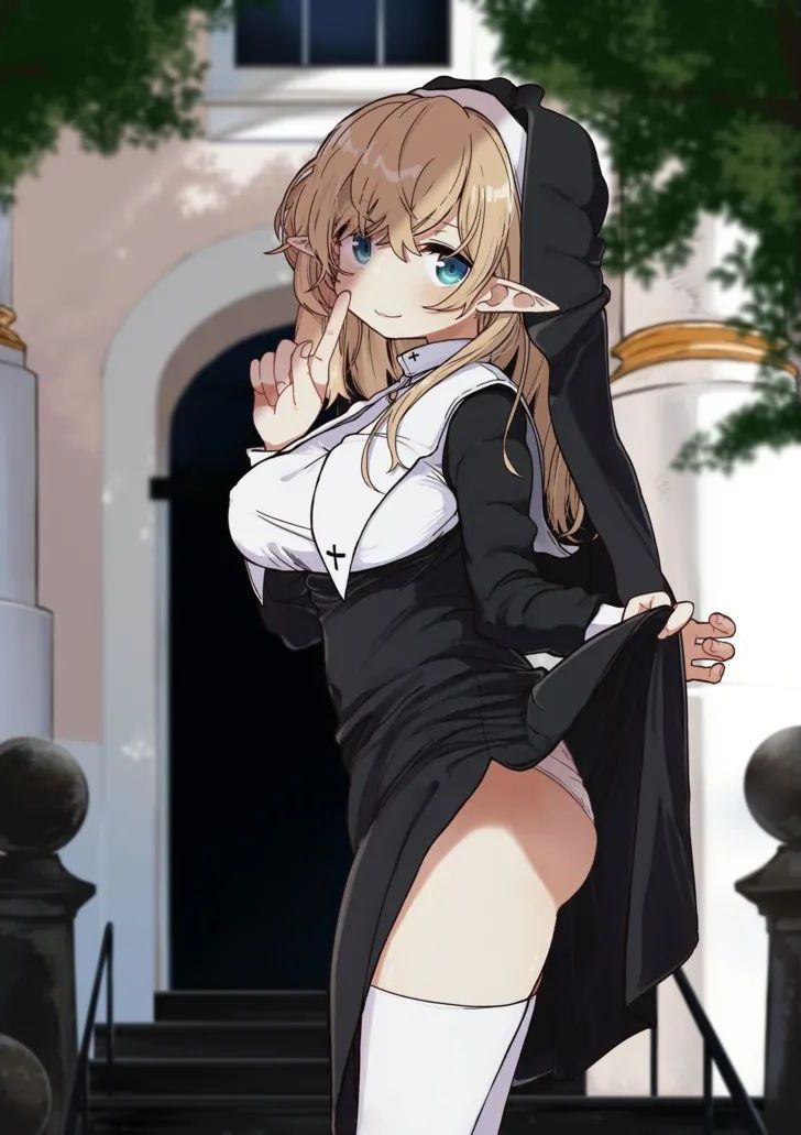 [いーすとはうす (パン☆工場)] エルフの修道女。 [Chinese][DL版]