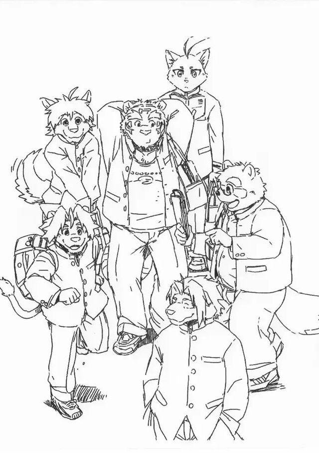 [Dragon Heart (gamma)] 漏れなつ。ラフ画集