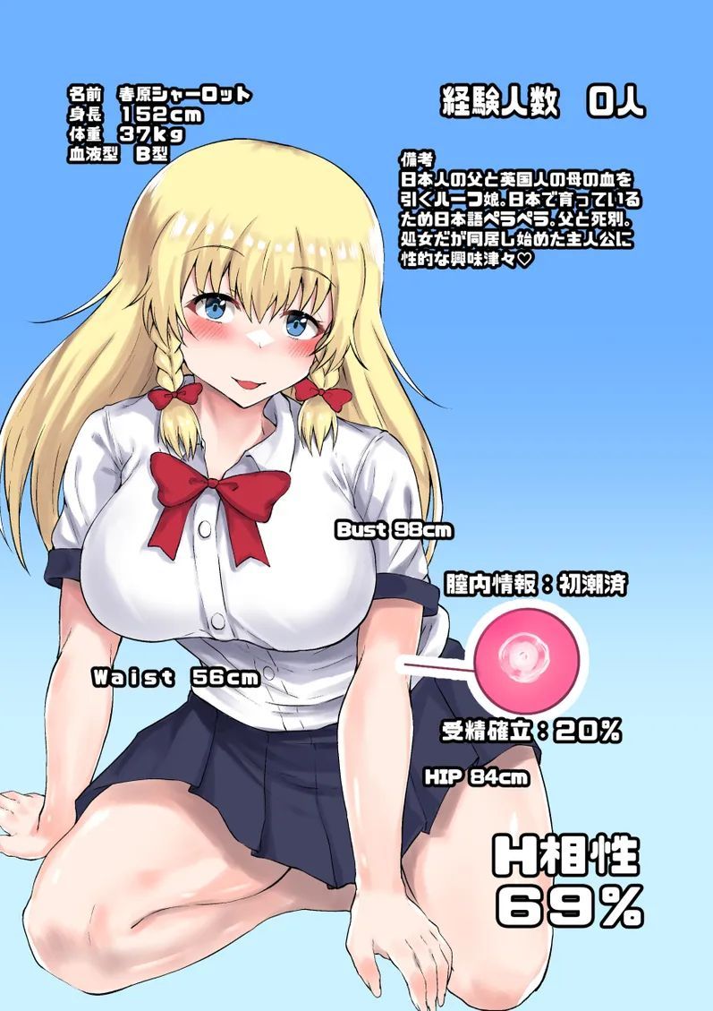 [量子工房 (HADRON9)] 父娘妊活!外国人妻と義娘で3Pハーレム子作り!