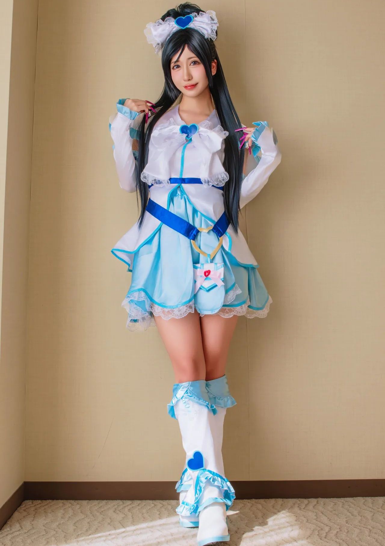 ギャルギャルキュアホワイト！激クビレ超絶スレンダービッチな妊娠力確変膣ドン種付けエッチ♪いかにもビッチな乱れっぷりにチ●ポには勝てなかったよアヘアヘイキ狂い子作り中出し孕まSEX！！