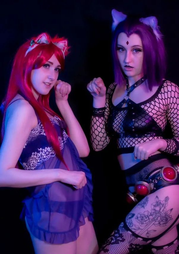 Labinnak Mangoloo - Kitty Starfire ＆ Raven