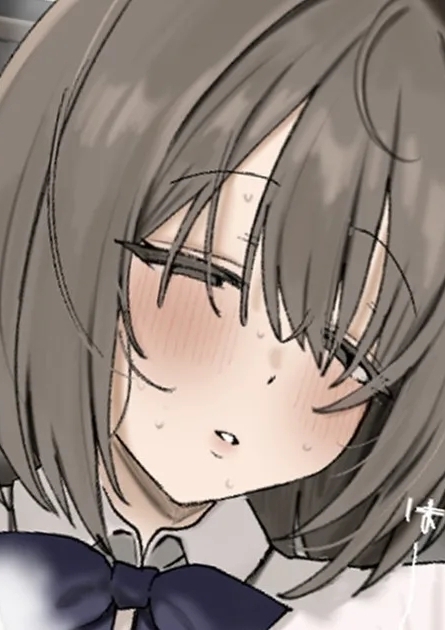 [かわさき] いつも無表情でクールな見た目と裏腹に下品でだらしないエロイ身体（Hカップデカ乳輪雑魚ま〇こ）してる女の子にえっちしてもらえる話 [中国翻訳]