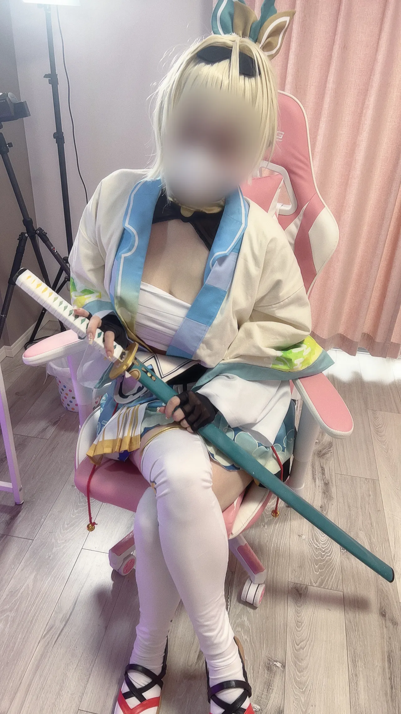 【新企画】Vtuber風〇〇ろは★さらしを付けたままの着衣パイズリ★Icup神乳おとは様が童貞くんおじさんたちに撮られる？！