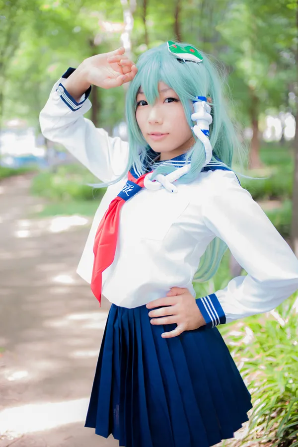 [みるくみっくす × かぐねこ]Sanae's time-Seifuku