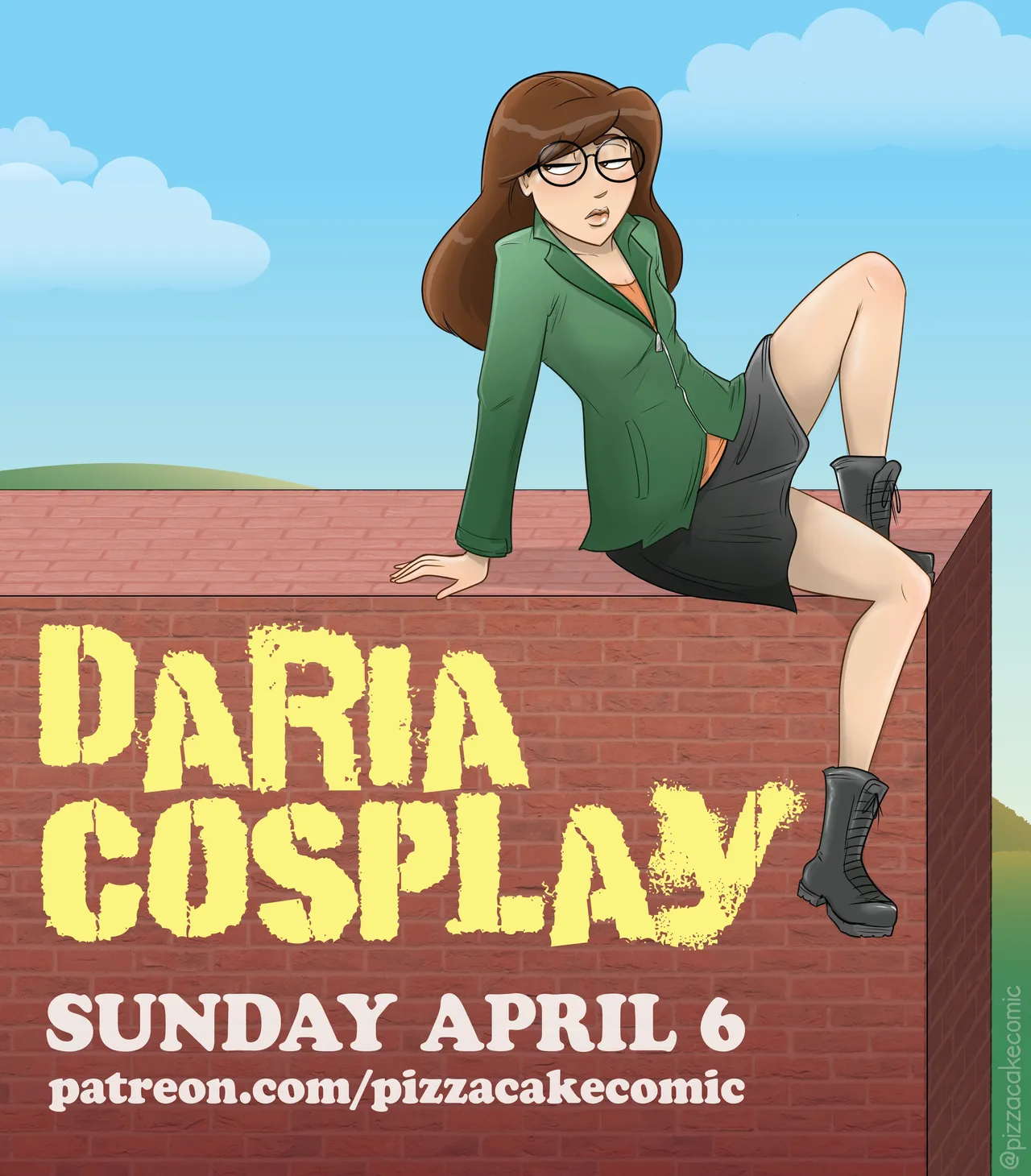 [Pizza Cake Comics] Daria Cosplay