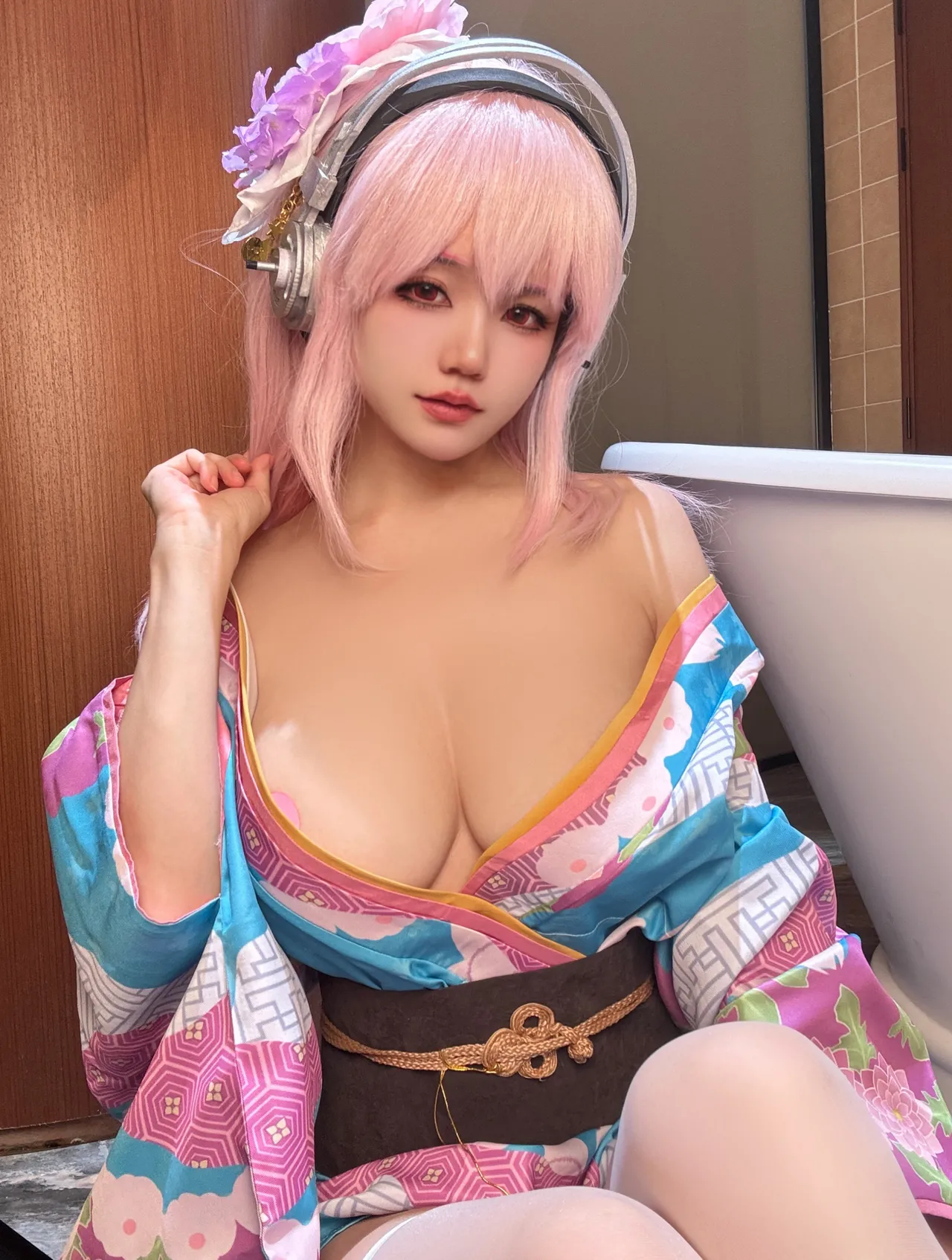 小仓千代w - 超级索尼子 浴衣