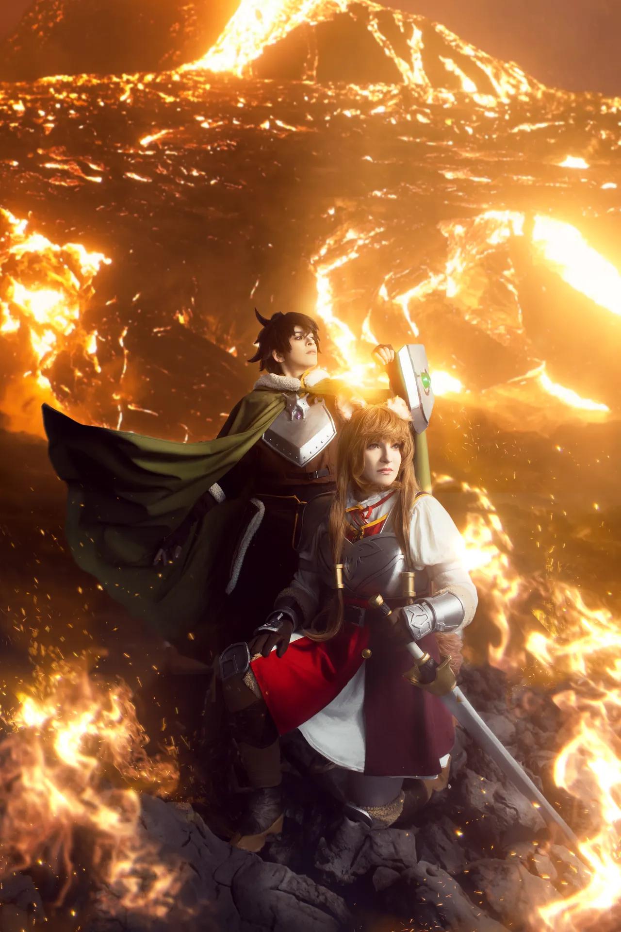 Tabitha Cerberus - Naofumi ＆ Raphtalia