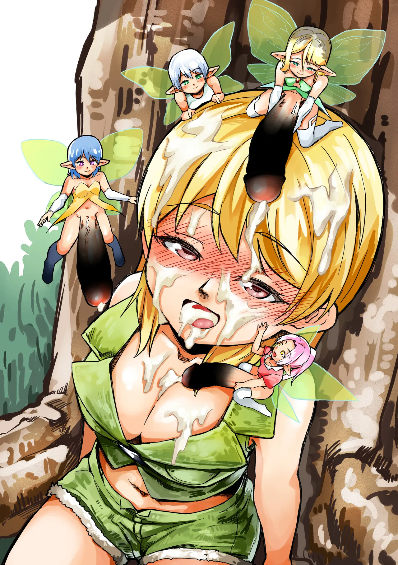[Michomicho] The Girl in the Futanari Fairy Forest