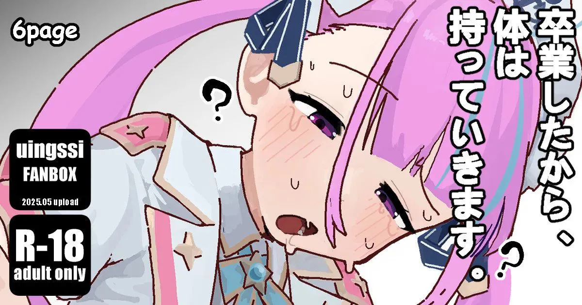 [uingssi] 卒業したから、 体は持っていきます。 (湊 あくあ) [中国翻訳]