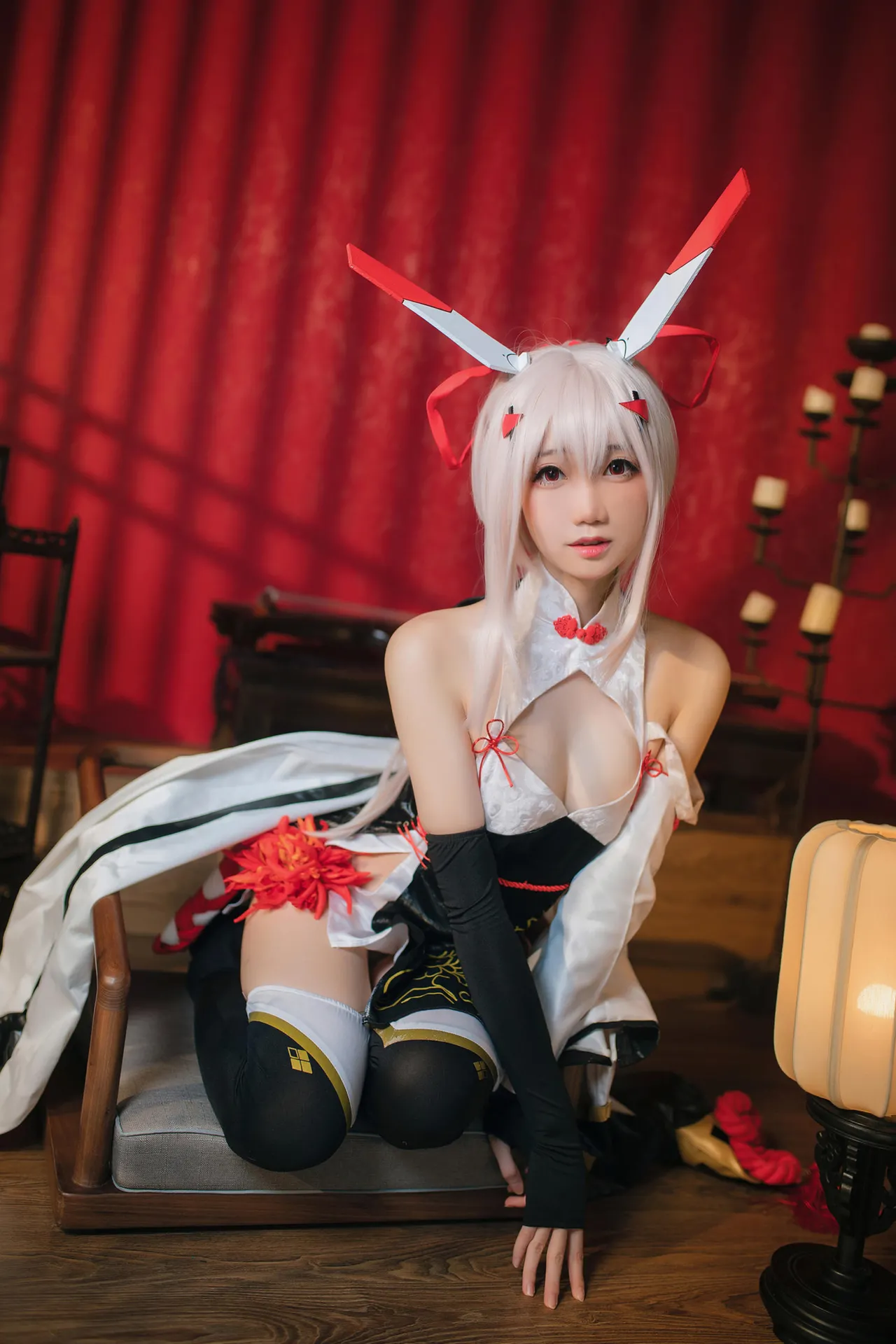 焖焖碳 - 碧蓝航线 绫波 旗袍 新岁之鬼神