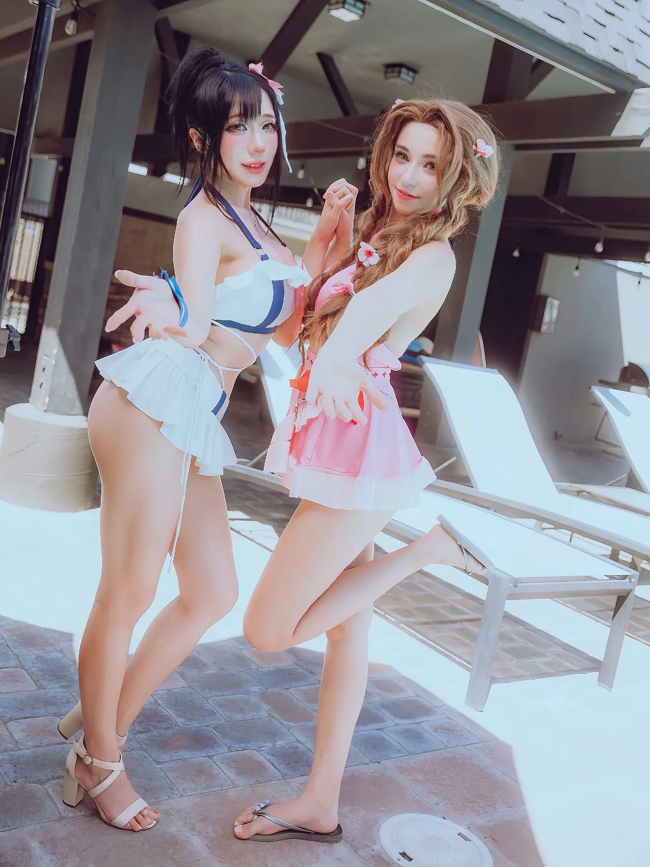 wiseinmadness ＆ Usagi Christy | Aerith, Tifa