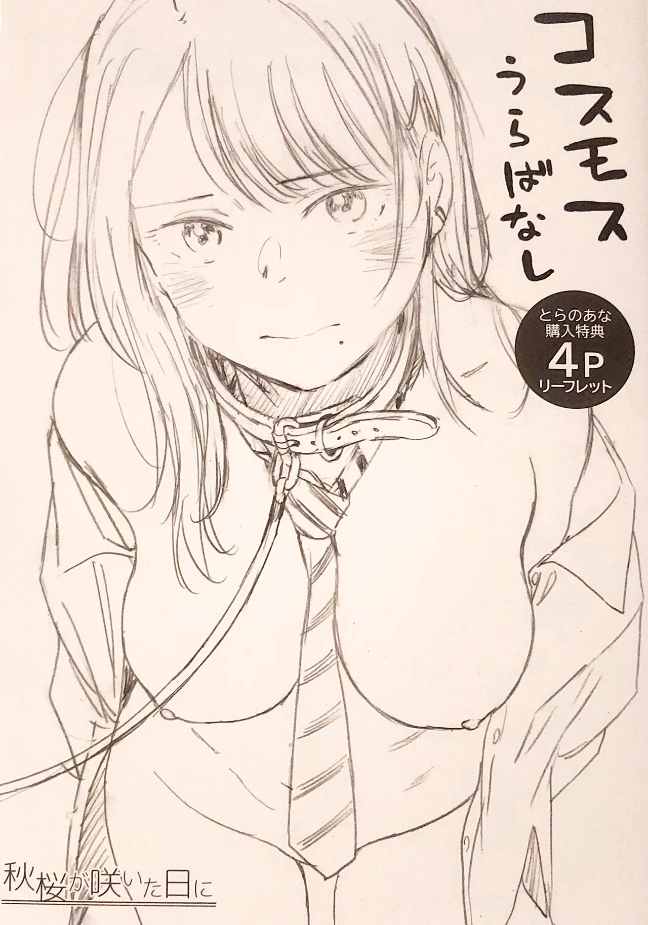 [荒井啓] 秋桜が咲いた日に とらのあな購入特典 描き下ろし4Pリーフレット