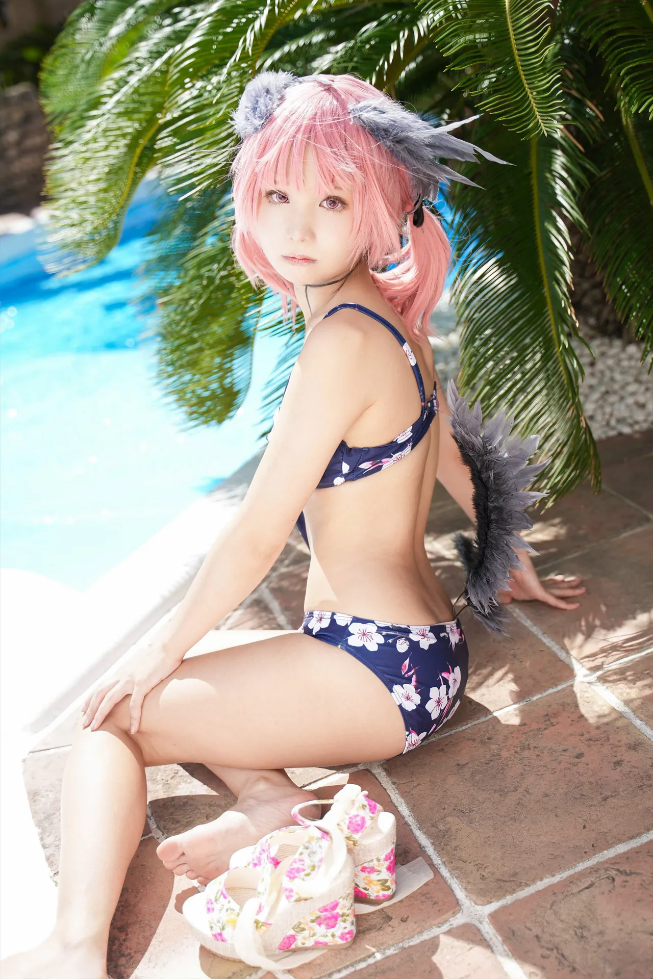 Kurumi - Koharu swimsuit