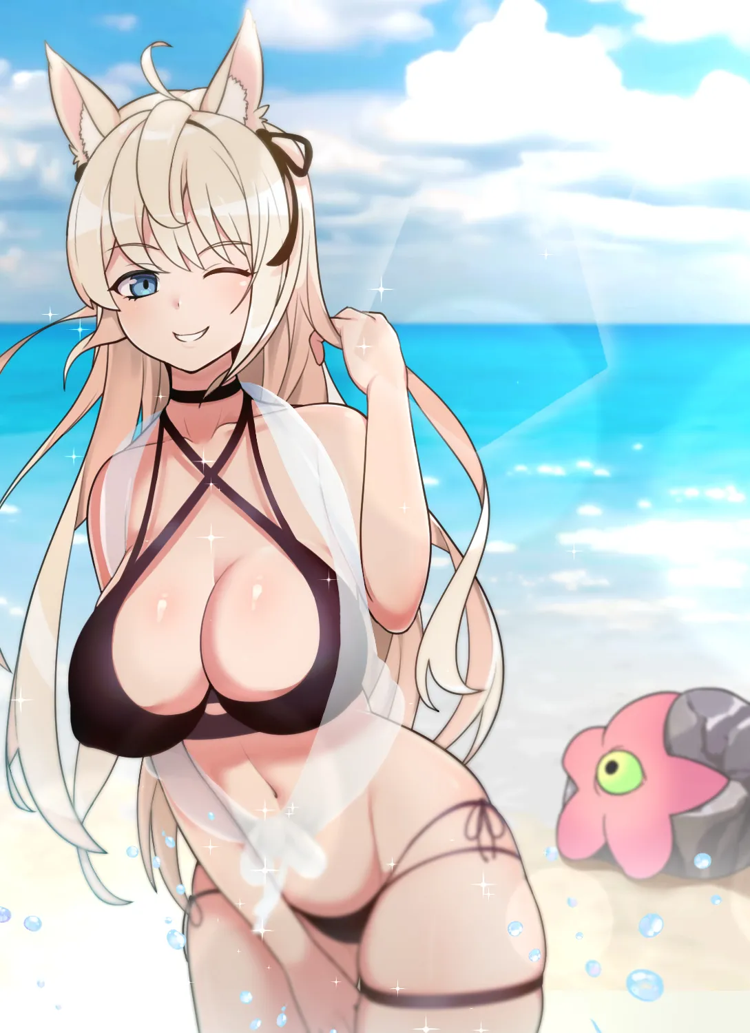 [everyday2] Miqo'te and starfish