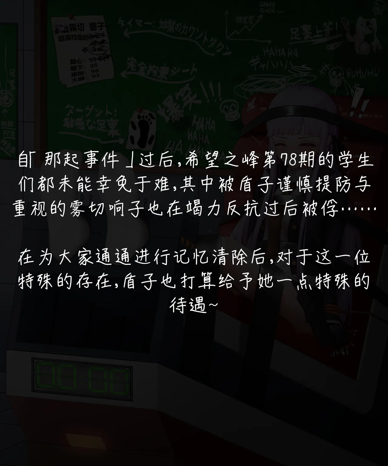 「Fanbox」超高校级的痒刑：侦探小姐的计时挑战～「青草」